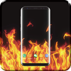 3D Fire Video Live Wallpaper P