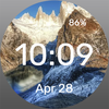Mountain Peaks - Watch Face