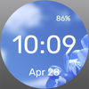 Blue Flowers - Watch Face
