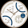 ZKin Watch Face Blue Quartz