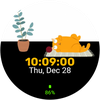 Lazy Cat Animated Watch Face
