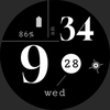 Battery 9 minimal watch face
