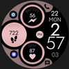 Digital Rose Gold 3 watch face