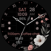 Elegant Floral Rose Watch Face