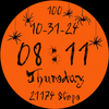 Happy Halloween Spiders Orange
