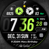 MD286 Digital watch face