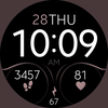 Minimal Pink simple watch face