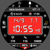 N-SPORT502 Digital Watch Face