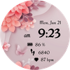 NXV01 Flower bloom watch face
