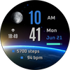 NXV95 Earth Digital Watch face