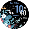 NXV96 Vibrant Flora Watch Face