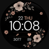 Simple Floral 4 watch face