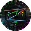 Unusual 24H Analog Watch Face