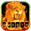 Fire Lion Keyboard + Wallpaper