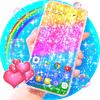 Rainbow Glitter Wallpaper