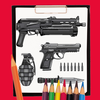 War Weapons Coloring Book