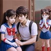 Anime Game High School Love 3D