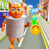 Toilet Paper Cat Run