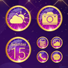 Wow Firework Flower Icon Pack