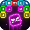X2 Number Merge - Neon 2048