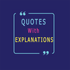 Quotes With Explanations