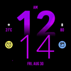 Active Purple Fit Watch Face