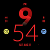 Active Red Fit Watch Face