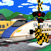 Railroad Crossing Train 3D