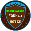 Mathematics form 1 to 4 notes