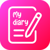 Daily diary journal with lock