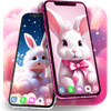 Cute bunny live wallpaper