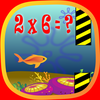 Fish Math Game: +, -, x, :