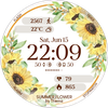 Summer Flower Watch Face