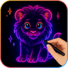 Glow Doodle Art – Neon Drawing