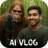 AI Vlog Video: Monkey Vlog