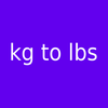 kg to lbs