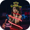 Light Crown Neon Photo Editor