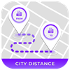 City Distance Calculator Map