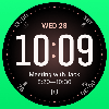 Mahogany Digital Watch Face