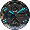 WB Military Analog Watch Face